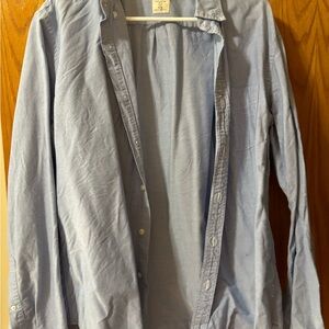 J Crew Blue Botton Down Size Large